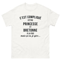 Thumbnail for T-shirt Bretagne blanc - J'assure, Princesse et Bretonne
