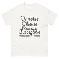 Thumbnail for T-shirt Danemark blanc - Danoise chieuse et râleuse