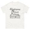 T-shirt Algérienne blanc - Chieuse et fière avec humour