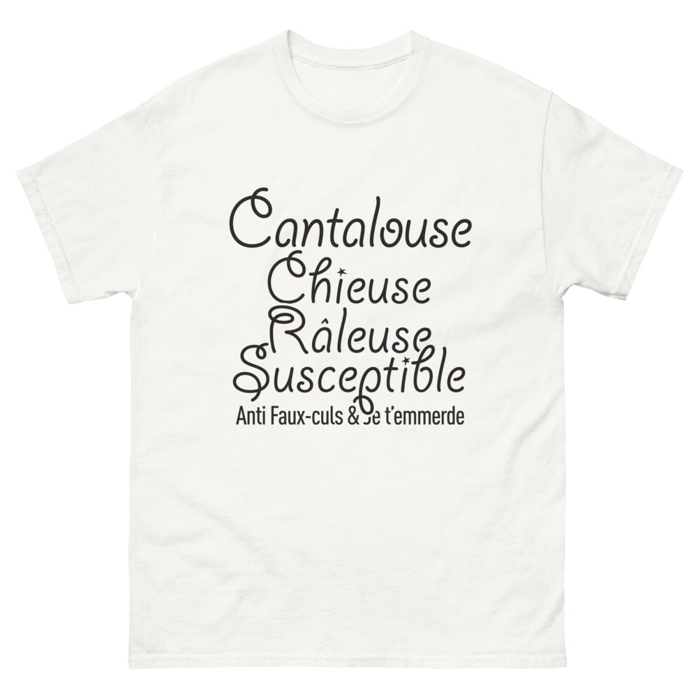 T-shirt Cantalous blanc - Cantalouse, chieuse et fière