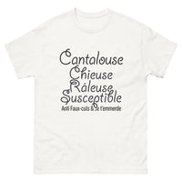 Thumbnail for T-shirt Cantalous blanc - Cantalouse, chieuse et fière