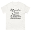 T-shirt Libanais blanc - Chieuse mais fière