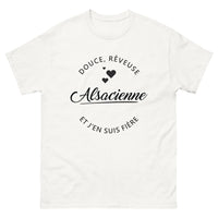 Thumbnail for T-shirt Alsacien blanc - Douce rêveuse et fierté locale