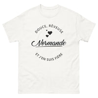 Thumbnail for T-shirt Normandie blanc - Douce Rêveuse et J'en Suis Fière