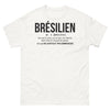T-shirt Brésilien blanc - Cœur sur la main, flamme dans l'âme