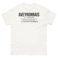 Thumbnail for T-shirt Aveyron blanc - Avec le cœur sur la main