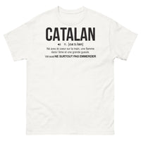 Thumbnail for T-shirt Catalan·ne blanc - Cœur, Flamme & Grande Gueule