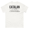 T-shirt Catalan·ne blanc - Cœur, Flamme & Grande Gueule