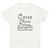 T-shirt Corse blanc - Chieuse, râleuse et fière