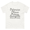 T-shirt Pologne blanc - Chieuse, râleuse et susceptible