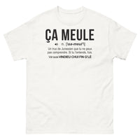 Thumbnail for T-shirt Jurassien blanc - Ça meule un truc de Jurassien