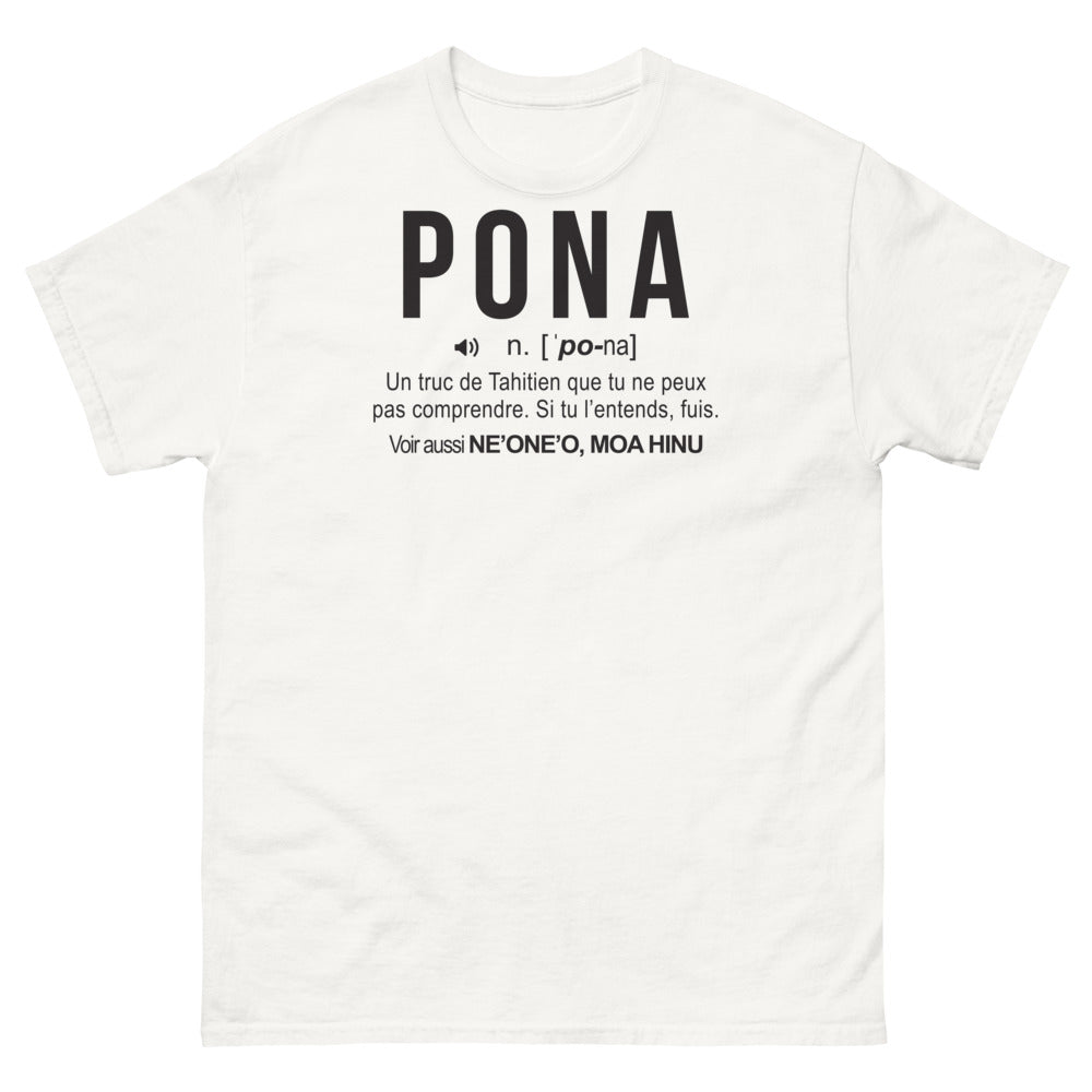 T-shirt Tahiti blanc - Éclat mystérieux et exotique