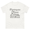 T-shirt Martinique blanc - Chieuse et fière avec humour