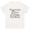 T-shirt Aveyron blanc - Fier de mon caractère authentique