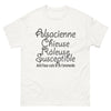 T-shirt Alsacienne blanc - Alsacienne chieuse et fière
