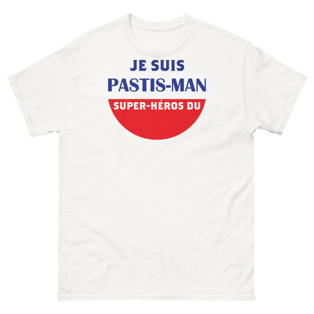 T-shirt Sud blanc - Héros du Pastis à l'esprit chaleureux