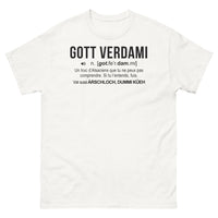 Thumbnail for T-shirt Alsace blanc - Gott verdami, un truc d'alsaciens