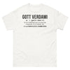 T-shirt Alsace blanc - Gott verdami, un truc d'alsaciens