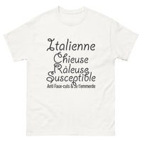 Thumbnail for T-shirt Italie blanc - Chieuse Râleuse Susceptible