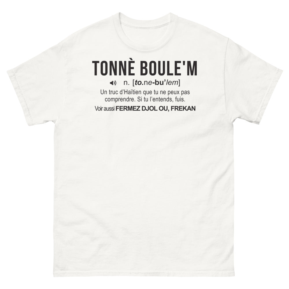 T-shirt Haïti blanc - Si Tu Ne Comprends Pas, Fuis !