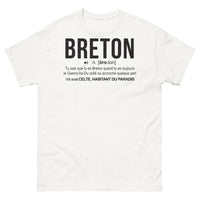 Thumbnail for T-shirt Bretagne blanc - Toujours un Gwenn ha Du !
