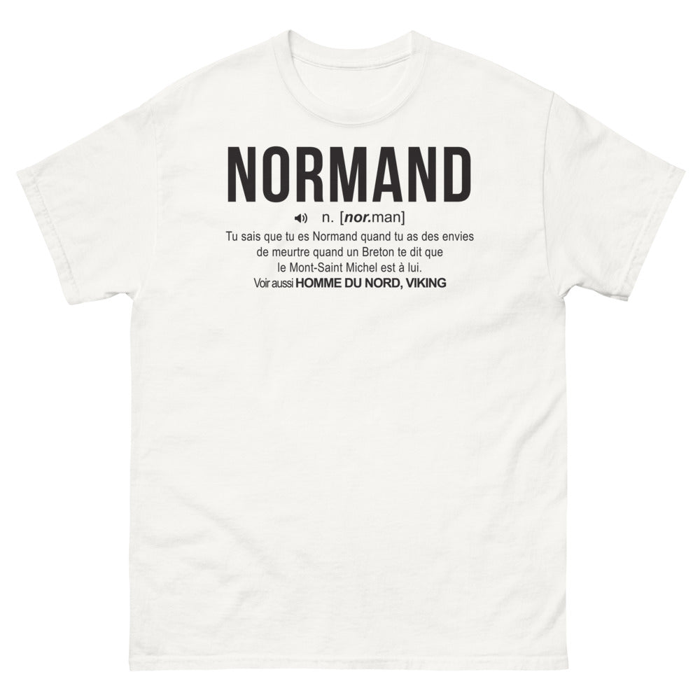 T-shirt Normandie blanc - Fier d'être Normand
