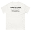 T-shirt Espagne blanc - La madre que te pario un truc