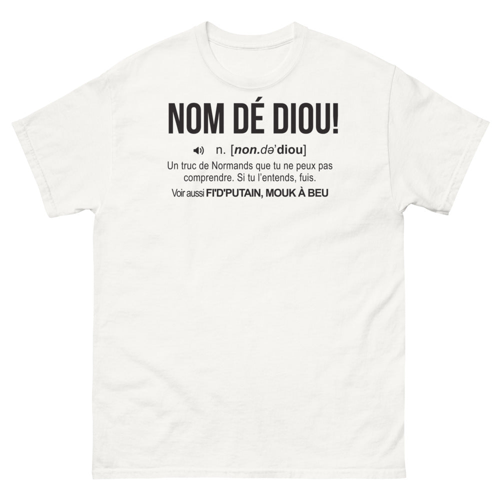 T-shirt Normand blanc - Le Truc qu'on Comprend Pas