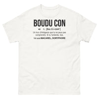Thumbnail for T-shirt Ariège blanc - Boudu, un Truc d'Ariégeois Incompréhensible