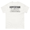 T-shirt Alsace blanc - Kopfertami, la phrase incroyable