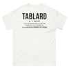 T-shirt Suisse blanc - L'art du tablard humoristique