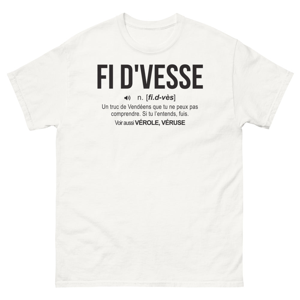 T-shirt Vendée blanc - Fié d'être Vendéen