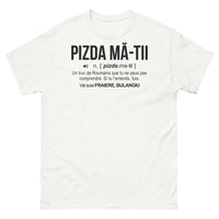 Thumbnail for T-shirt Roumanie blanc - Pizda-ma-tii, un clin d'œil humoristique