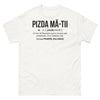 T-shirt Roumanie blanc - Pizda-ma-tii, un clin d'œil humoristique