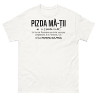 Thumbnail for T-shirt Roumanie blanc - Pizda-ma-tii, expression humoristique