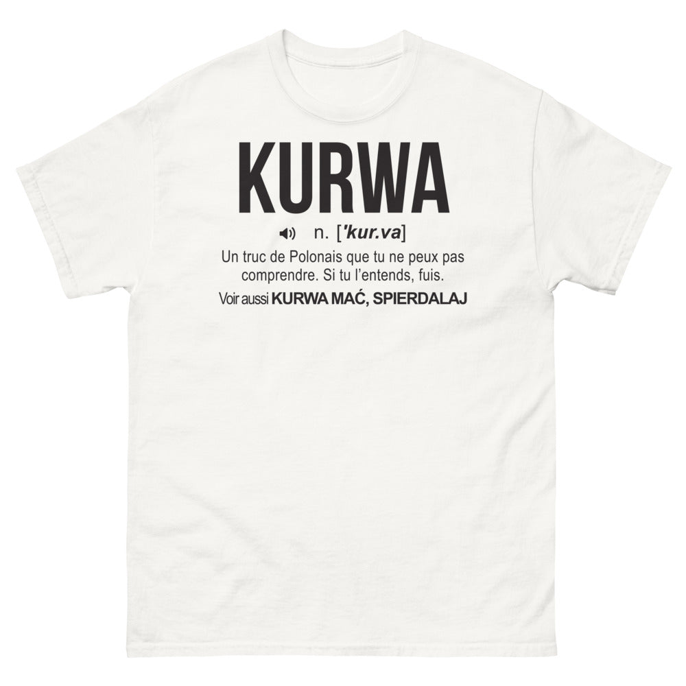 T-shirt Pologne blanc - La touche préférée des fuyards