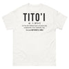 T-shirt Tahiti blanc - Titoi n Ti To'i humoristique