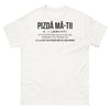 T-shirt Roumanie blanc - Expression intrigante et humoristique