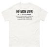 T-shirt Sudiste blanc - He Mon Vié, ode à l'accent du Sud