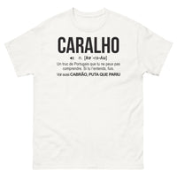 Thumbnail for T-shirt Portugal blanc - Humour et mystère linguistique