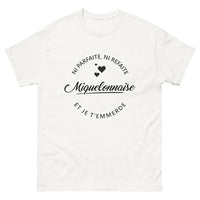 Thumbnail for T-shirt Miquelon blanc - Ni parfaite, ni refaite, Miquelonnaise