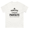 T-shirt Turquie blanc - Princesse parfaite mais avec un caractère de merde