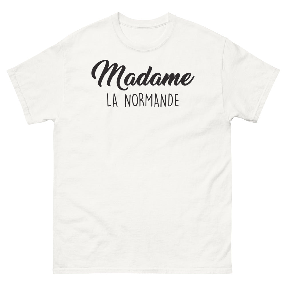 T-shirt Normandie blanc - Fier de nos racines