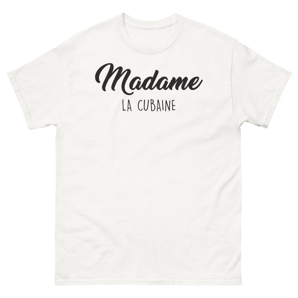 T-shirt Cuba blanc - Fierté et souvenir de La Havane
