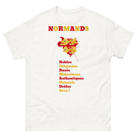 Thumbnail for T-shirt Normand blanc - Humour et fierté de la région