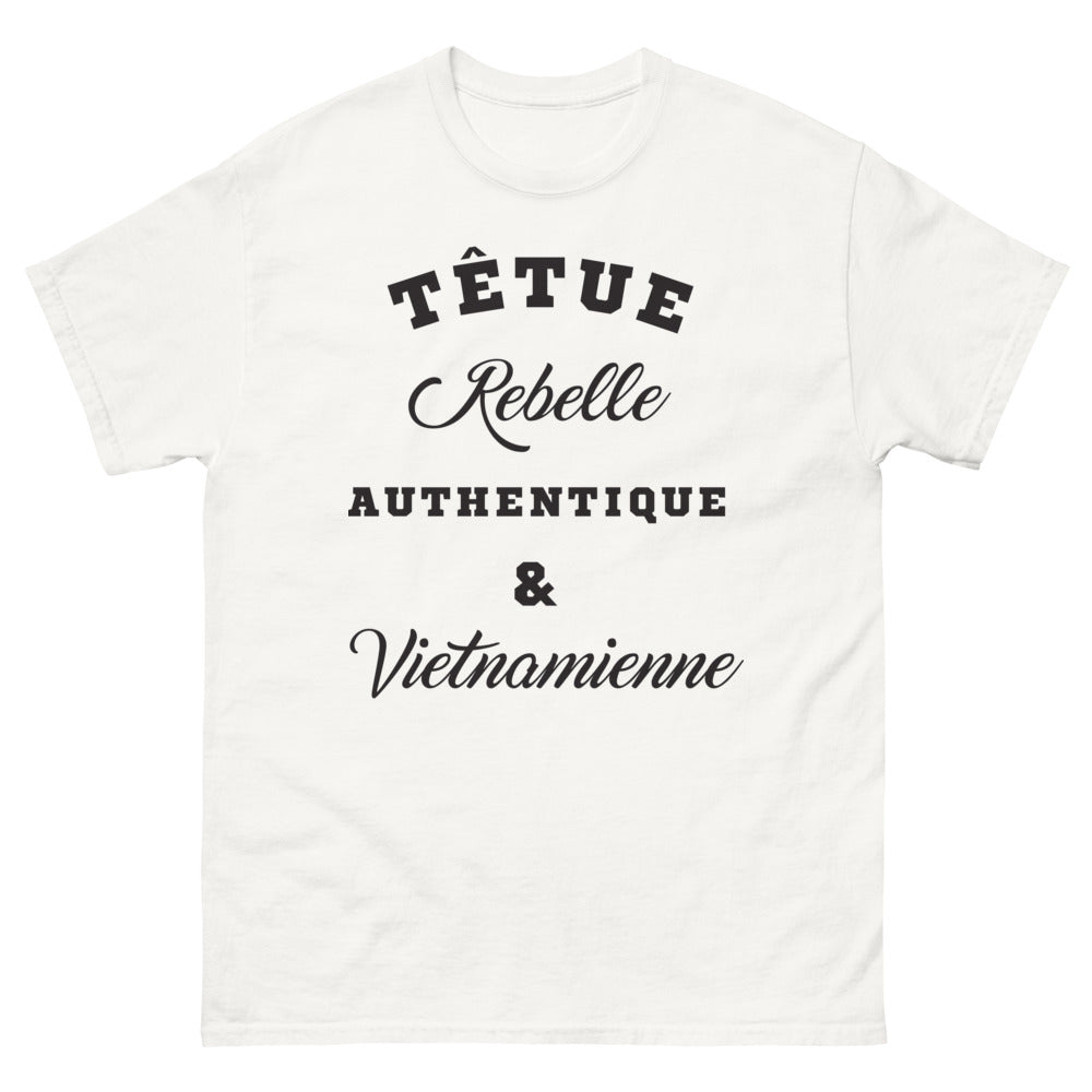 T-shirt Vietnam blanc - Têtue Rebelle Authentique