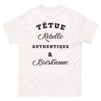 Thumbnail for T-shirt Brésil blanc - Têtue, rebelle et authentique
