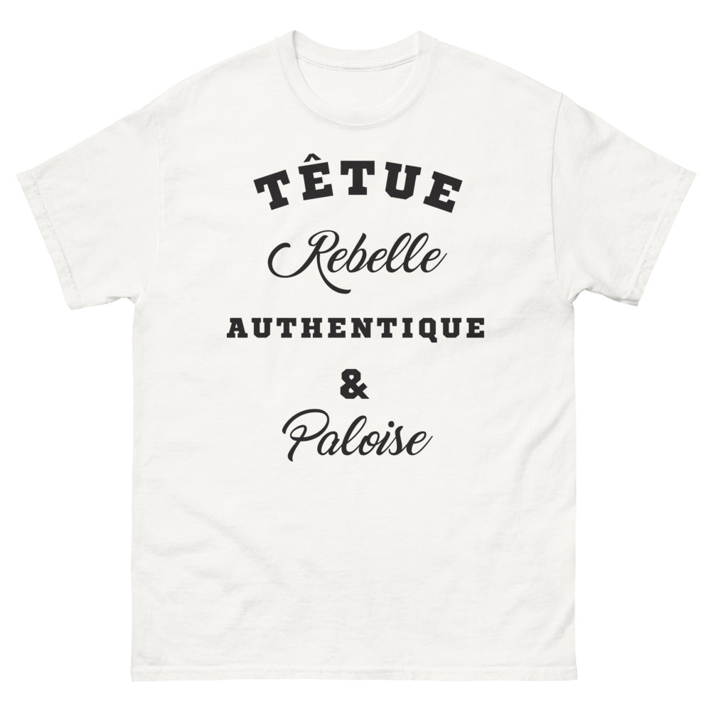 T-shirt Paloise blanc - Têtue, Rebelle et Authentique