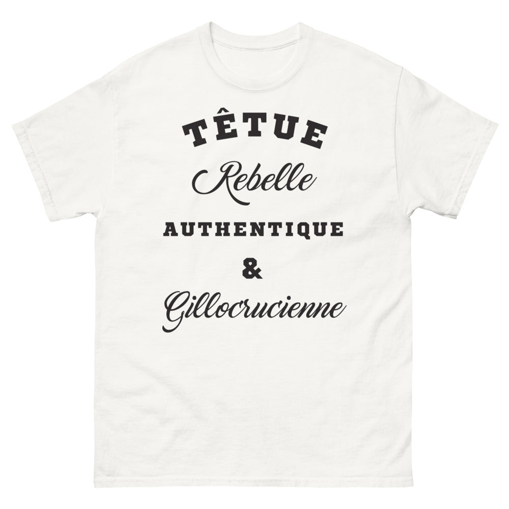T-shirt Gallocrucien blanc - Esprit indomptable et fierté