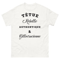 Thumbnail for T-shirt Gallocrucien blanc - Esprit indomptable et fierté